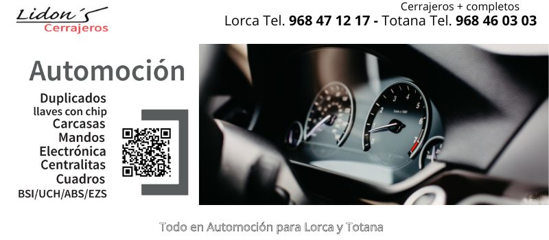 Todo en automoción para Lorca y Totana con Lidons