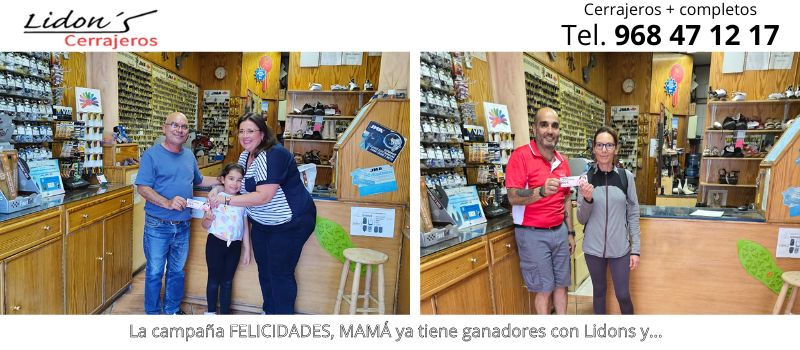 campaña felicidades mamá con Lidons en Lorca