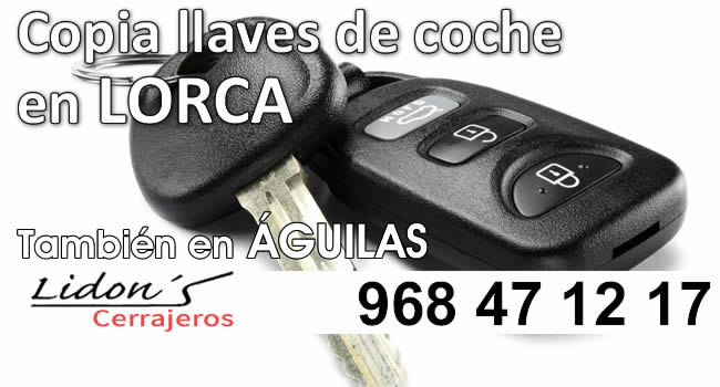 copia llaves de coche aguilas coche moto autocerrajeria