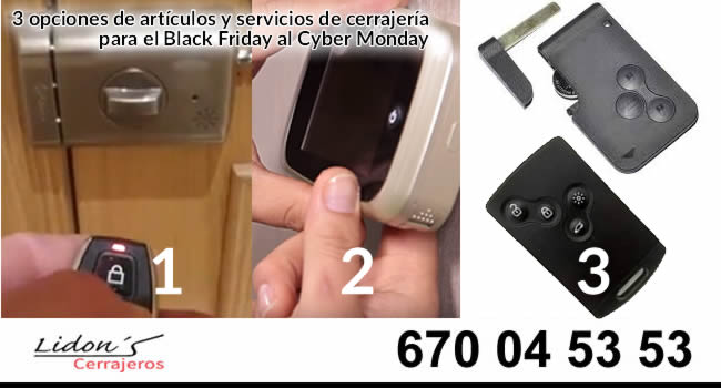 3 opciones de degalo para black friday ciberlunes lidons cerrajeros lorca
