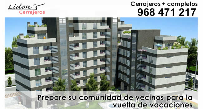 Prepare su comunidad de vecinos para la vuelta de vacaciones en lorca Prepare su comunidad de vecinos para la vuelta de vacaciones en lorca