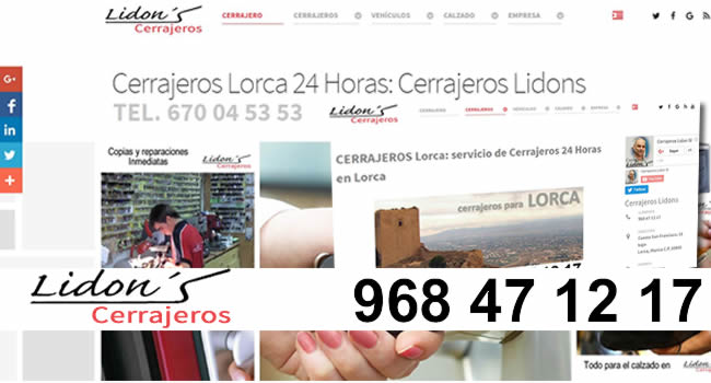 cerrajeros lorca lidons estrena nueva web 2016