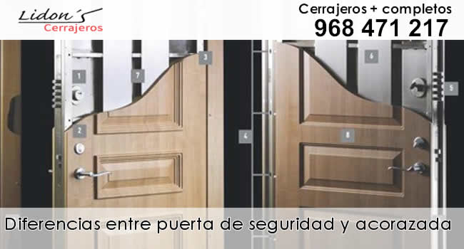 diferencia entre puerta acorazada y de seguridad cerrajeros lidons Lorca diferencia entre puerta acorazada y de seguridad cerrajeros lidons Lorca