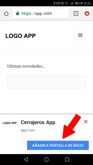 instalacion app cerrajeros