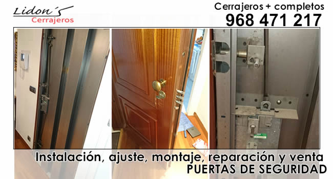 montaje nucleos puertas acorazadas cerrajeros lidons