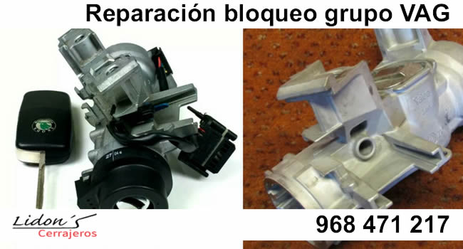 Reparación bloqueo grupo vag autocerrajeria lidons Lorca Murcia reparacion bloqueo grupo vag autocerrajeria lidons