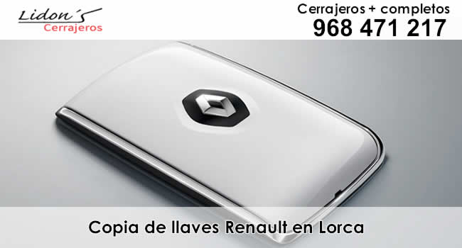copia y duplicados de llaves de coche Renault en Lorca