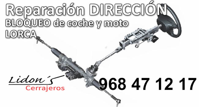 reparacion bloqueo direccion electronica de coche y moto lorca autocerrajeria lorca