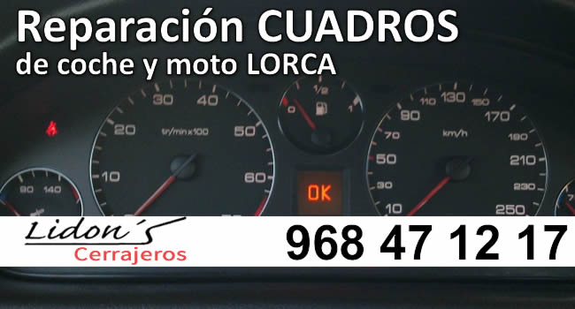 reparacion cuadros de coche y moto lorca led pixel display autocerrajeria lorca