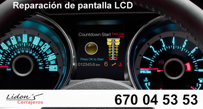 reparacion de pantalla lcd coche lorca