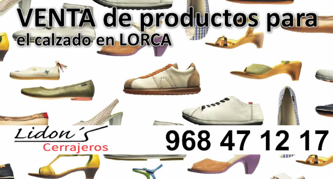 venta productos para calzado zapateria lorca