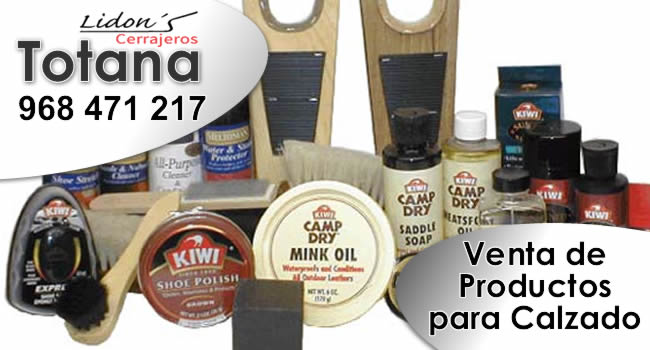venta productos para calzado zapateria totana