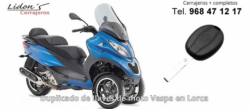 copia de llave moto Yamaha en Lorca desde Lidons